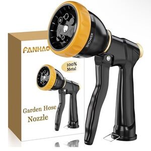 FANHAO 100% Metal Garden Hose Nozzle